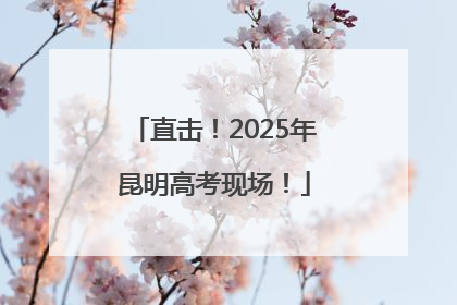直击！2025年昆明高考现场！